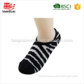 WSP-63New Striped Design Moisture Non Slip Spa Sock/Black Ankle Rubber Women Socks